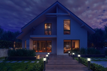 Lampa Ogrodowa Zewnętrzna Stojąca Słupek 4W 300lm 3000K IP44 Szary Endura Ledvance