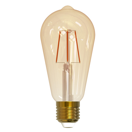 Żarówka LED E27 ST64 5,5W 470lm 1800K-2700K 320° Filament GOLDLUX (Polux) Smart WiFi TUYA