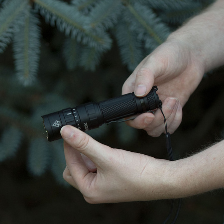 Latarka LED Taktyczna Szperacz USB Mocna Akumulatorowa IP65 PRO VA0077 VAYOX