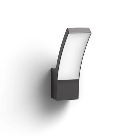 Lampa Ogrodowa LED Kinkiet Elewacyjny SPLAY 3,8W 2700K Ciepła IP44 Antracyt PHILIPS