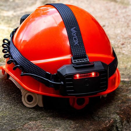 Latarka Czołowa LED Akumulatorowa 1200 lm SST40 + Sensor Ruchu IP44 6 Trybów Pracy VA0103 Vayox