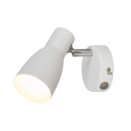 Kinkiet Ścienny Lampa Punktowa Reflektor Spot E27 Biały Minimalistyczny Ebony 6025 Rabalux