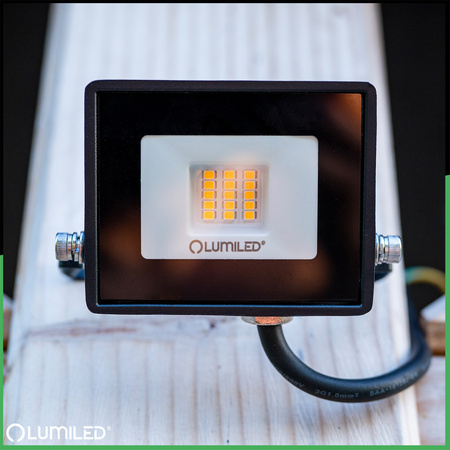 Naświetlacz LED ZUNA2 10W 900lm 6500K IP65 Czarny LUMILED