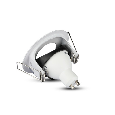 Oprawa Sufitowa Podtynkowa Oczko GU10 Okrągła Biała VT-785 V-TAC