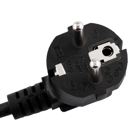 Przewód Przyłączeniowy 1,5m OMY 3x1,0 mm z Wtyczką TYP E LUMILED