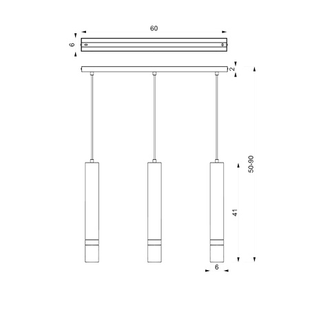 Lampa wisząca JOKER ZIELONY ZŁOTY 3 x GU10 MILAGRO Metal styl nowoczesny
