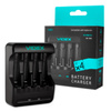 Ładowarka do Akumulatorków Baterii 4x AA 4x AAA R6 R3 Powerbank Videx