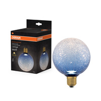 Żarówka LED E27 Kula Mroźna 3.5W 300lm 2700K Ciepła Dekoracyjna Niebieska Osram