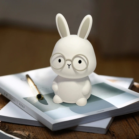 Lampka Dekoracyjna LED 1W 3000K RGBW Biała Szara Ściemnialna Florka Sanico Goldlux