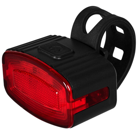 Lampka Latarka Rowerowa Tylna Czerwona USB-C 6 Trybów IP66 MOCNA VAYOX