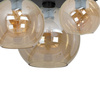 Lampa Sufitowa Natynkowa SOFIA Bursztynowa 3xE27 Milagro