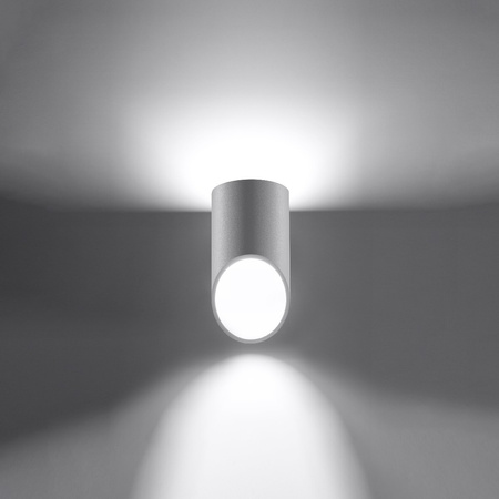 Lampa Ścienna Kinkiet Góra Dół G9 Tubularna Biała Nowoczesna Penne Sollux