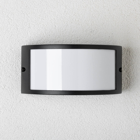 Lampa Ogrodowa Kinkiet Elewacyjny TOLA E27 IP44 Czarna