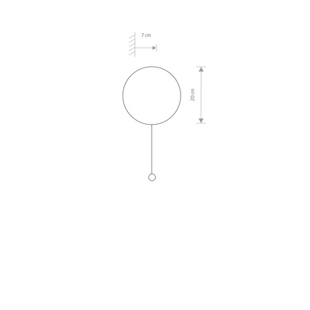 Kinkiet Ścienny Lampa Natynkowa G9 Brązowa Nowoczesna MINIMAL 9377 Nowodvorski