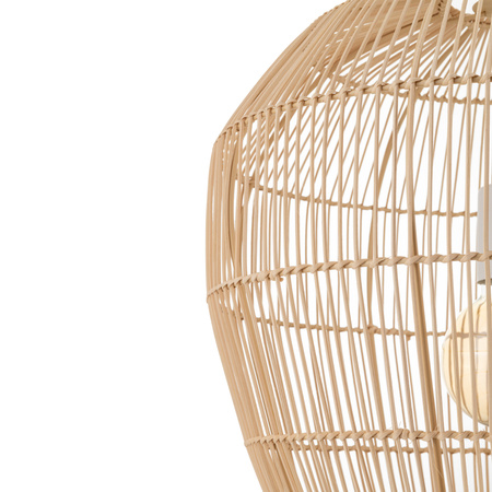 Lampa Sufitowa Wisząca E27 Biała Skandynawska HAITI S 11163 Nowodvorski