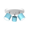 Lampa Sufitowa DIXIE Niebieska Biała 3xGX53 Ruchoma Milagro