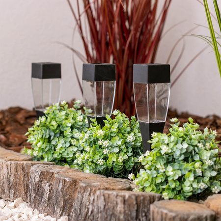 Lampa Solarna Ogrodowa LED Wbijana 5500-6000K IP44 Czujnik Zmierzchu