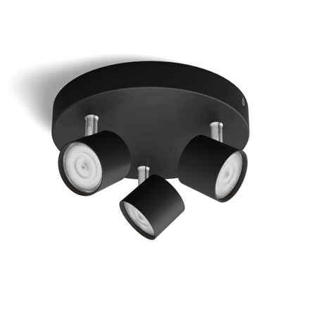 Lampa Sufitowa Reflektor LED 13.5W 1500lm 2700K Czarna Star Philips