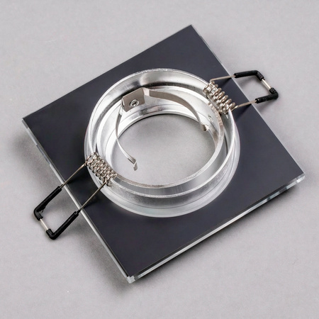 Oprawa Halogenowa Podtynkowa Lampa Sufitowa Szklana Kwadratowa Ruchoma GU10 ARIAN LUMILED