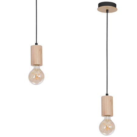 Lampa Wisząca Sufitowa LINES 1xE27 Milagro