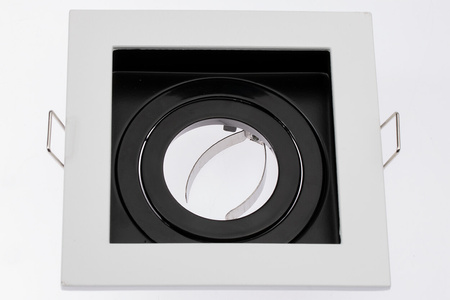 Oprawa HALOGENOWA GEMINUS Podtynkowa Ruchoma KWADRAT Biała GU10