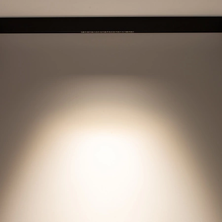Reflektor Szynowy Lampa do Szynoprzewodów 1-fazowy LED 9W 800lm 3000K Ciepła Czarny Industrialna LVM FOCUS 10144 Nowodvorski