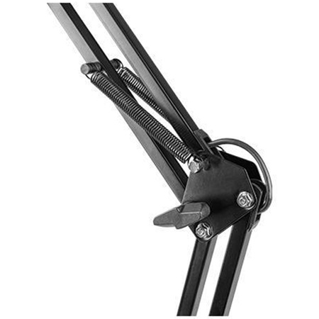 Lampka Biurkowa Stołowa Regulowana LED 7W 560lm 3000-4000-6000K CCT Szkolna Nocna Ściemnialna Włącznik On/Off Czarna Aleda Masterled