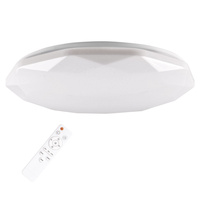 Plafon LED Oprawa Sufitowa 72W 8000lm CCT 120° Biała IP44 Pilot Ściemnialna Galaxy Sanico Goldlux