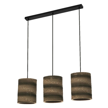 Lampa Sufitowa Wisząca Dekoracyjna E27 Brązowy Karton Decor Ledvance