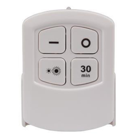 3x Lampka Podszafkowa LED Samoprzylepna z Czujnikiem Ruchu na Baterie 4000K 2xAAA Biała + Pilot