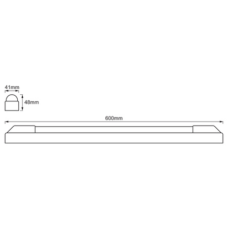 Lampa LED Oprawa Liniowa 12W 1320lm 4000K Neutralna 60cm POWER BATTEN LEDVANCE