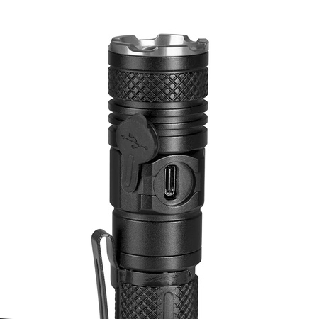 Latarka Taktyczna LED Ręczna Mocna IP44 10W 1200lm Professional VAYOX