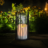 Lampa Ogrodowa LED bateryjna LATARENKA LED NYBORG 22cm IP44 2xAA czarna metal GOLDLUX (Polux)
