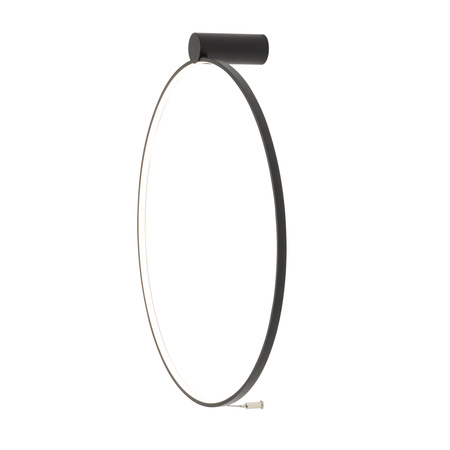 Lampa Sufitowa LED 21W 660lm 3000K Ciepła Czarna Nowoczesna CIRCOLO LED M 10815 Nowodvorski