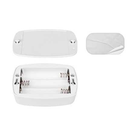 Lampa Nocna LED Bateryjna 0.6W 50lm 4000K Neutralna 90° z Czujnikiem Ruchu Biały Lima Masterled