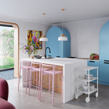 Lampa Sufitowa Wisząca Zwis E27 Okrągła Naturalne Drewno Skandynawska Marion Sollux