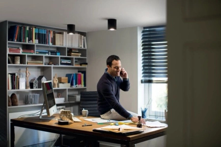 Oprawa Natynkowa Lampa Sufitowa GU10 Czarna Pillar Philips