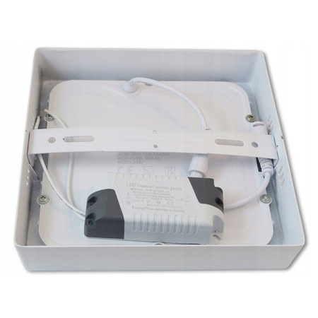 Panel LED Oprawa Sufitowa 12W 960lm 4000K Neutralny Natynkowy Kwadratowy Biały Proma Masterled