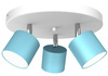 Lampa Sufitowa DIXIE Niebieska Biała 3xGX53 Ruchoma Milagro