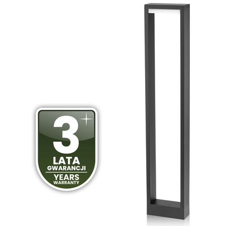 Lampa Ogrodowa Słupek Zewnętrzny Stojący LED 10W HOSTA 80cm LUMILED