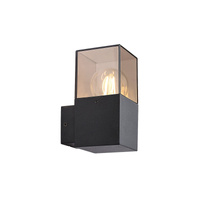 Lampa Ogrodowa Zewnętrzna Kinkiet Elewacyjny LED E27 IP54 Czarny Nowoczesny Loanda Rabalux