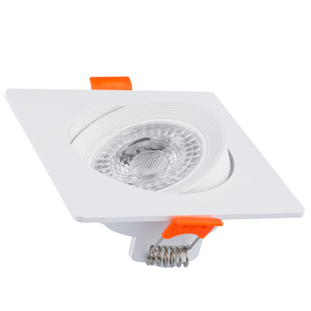 Oprawa Halogenowa Podtynkowa Ruchoma Kwadratowa Biała GU10 MR16 VENTUS Lumiled