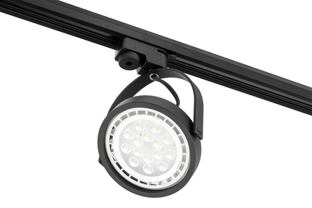 Reflektor szynowy Lampa sufitowa LEON ES111 Ruchomy czarny