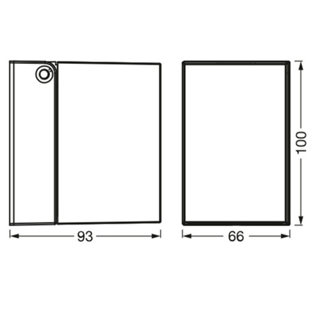 Kinkiet Ogrodowy Lampa Elewacyjna Zewnętrzna GU10 Aluminium IP44 Endura Osram