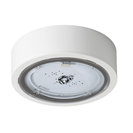 Lampa Znak Awaryjny LED 6.4W 238lm 5000K Zimny Natynkowa Biała IP65 ITECH Kanlux