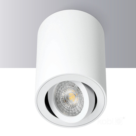 Oprawa Natynkowa Halogenowa Spot Tuba Okrągła GU10 Biała OH36 Kobi