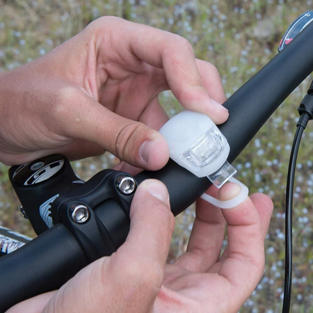 Lampki LED do Roweru Przód + Tył Silikonowe XQ MAX