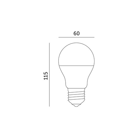 Żarówka LED E27 GS 8,5W 806lm 2700-6500K RGB KOBI SMART Wi-Fi TUYA