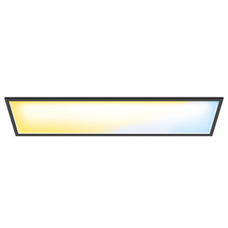 Panel LED Natynkowy 120x30 Lampa Sufitowa KASETON 36W Czarny SMART WiFi WiZ