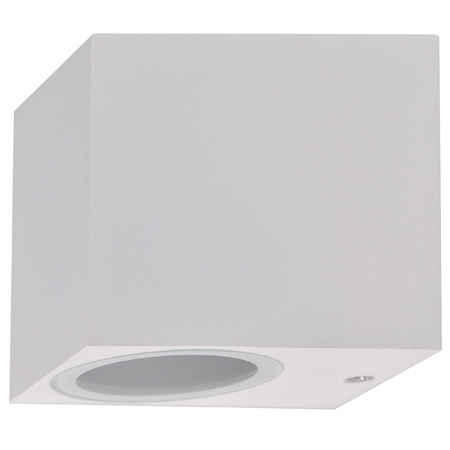 Kinkiet ogrodowy zewnętrzny na LED 1x GU10 BOSTON GOLDLUX (Polux) ALUMINIUM Biały